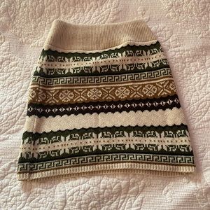 Knit Mini Skirt